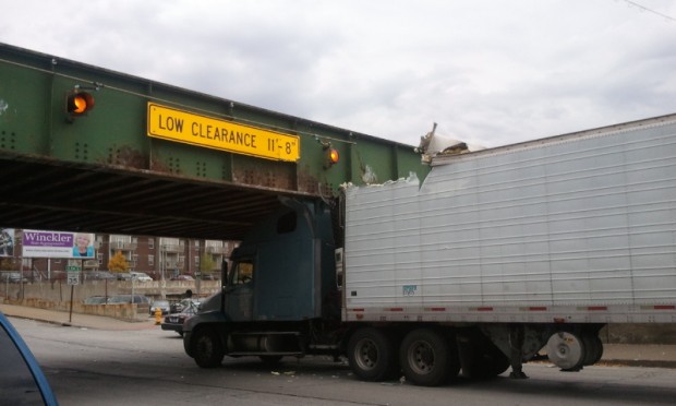 Truck-eating bridge